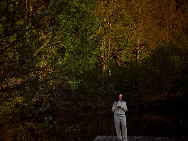 Rezerwat Wielin nad jeziorem (sauna, balia, jacuzzi, basen)