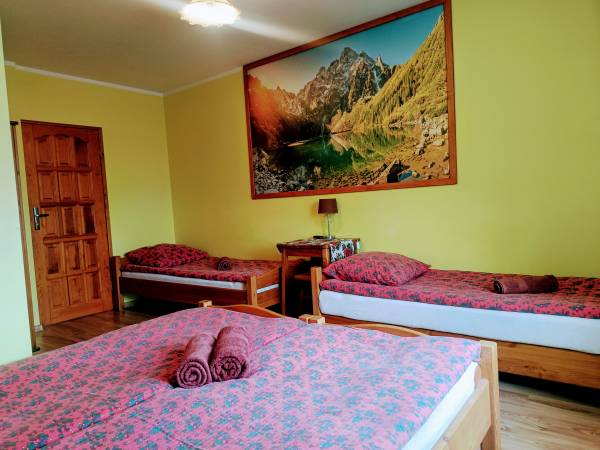 Pokój 4 os z balkonem 