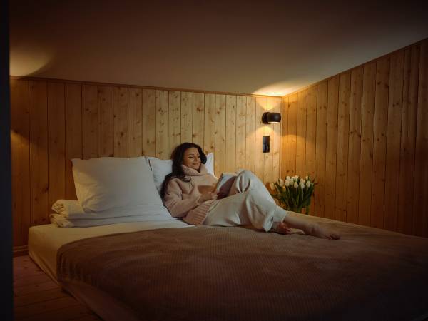 Rezerwat Wielin nad jeziorem (sauna, balia, jacuzzi, basen)