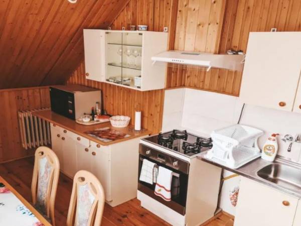 Dom z altaną w ogródku