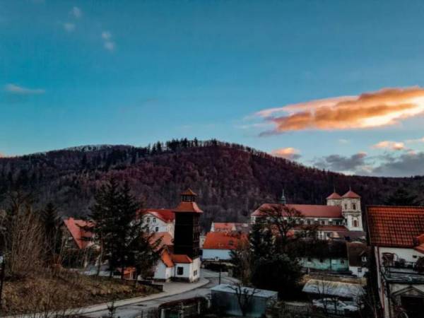 Dom z altaną w ogródku