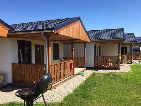 Domki letniskowe z zewnątrz