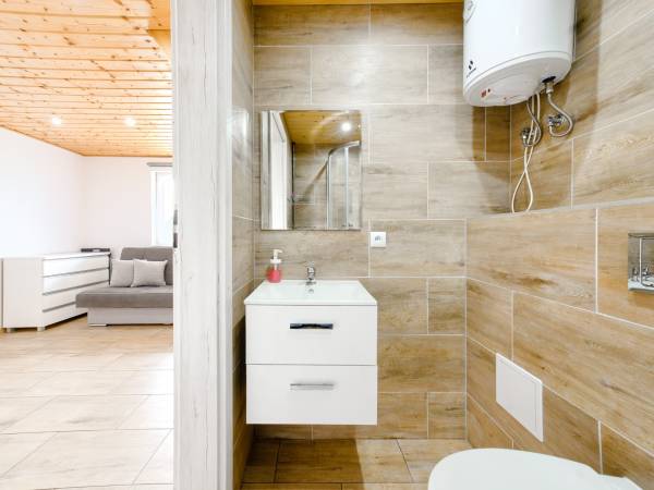 domek letniskowy łazienka