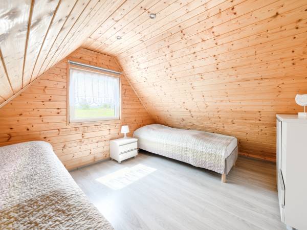 domek letniskowy sypialnia