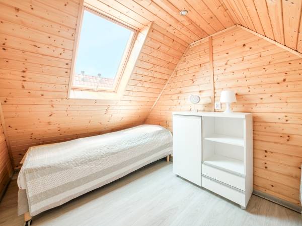 domek letniskowy sypialnia