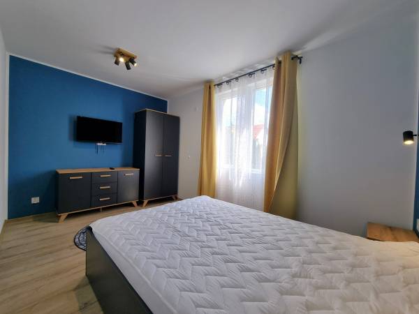 sypialnia w Apartamencie dla dwojga