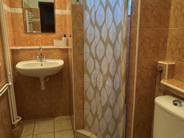 Pokój nr 22 / 3 os. Standard. Łazienka, prysznic, toaleta.