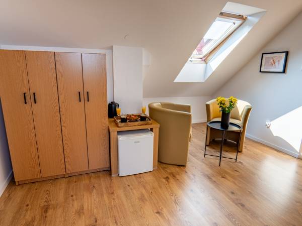 pokój 2-osobowy na poddaszu z łązienką i klimatyzatorem