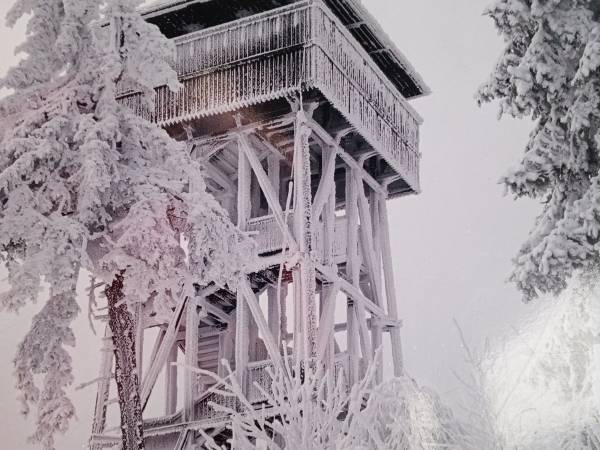 Wieża widokowa na Gorcu