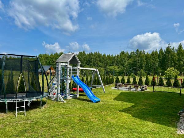 Domki WESTERN HOUSE Giżycko Fuleda Sauna Jacuzzi Kominek