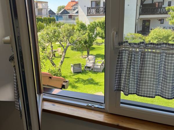 Apartament- widok z okna