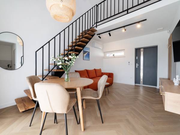 apartament nr.5 pietro, 1 dwupoziomowy , 2 sypialnie