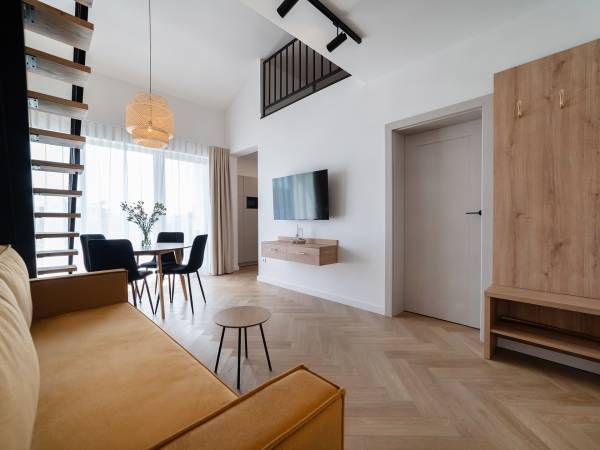 apartament nr.6 piętro 1,dwupoziomowy 2 sypialnie