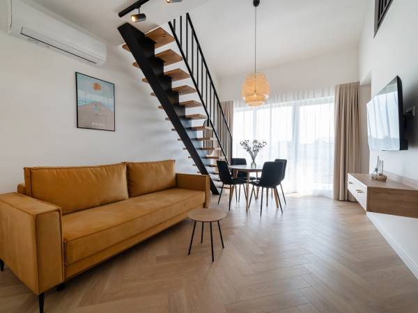 apartament nr 6 piętro 1,dwupoziomowy 2 sypialnie