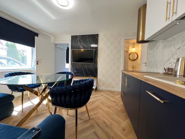 Mieszkanie nr2, pokój dzienny, aneks kuchenny, TV