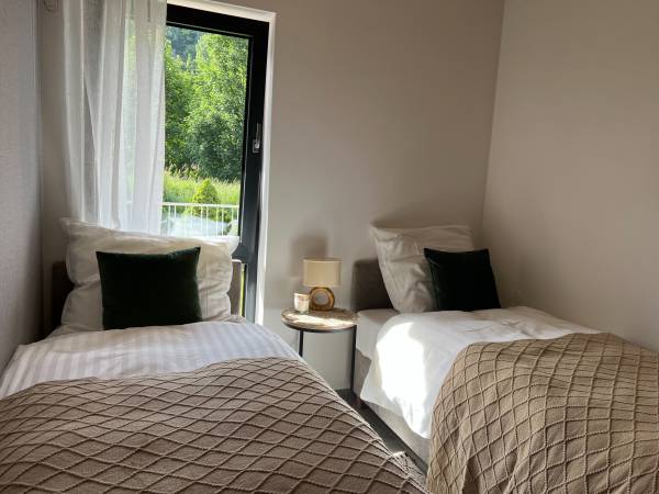 Apartament Szczyrk Dobre Miejsce Kasztanowa 44A/1 sypialnia 2 łóżka