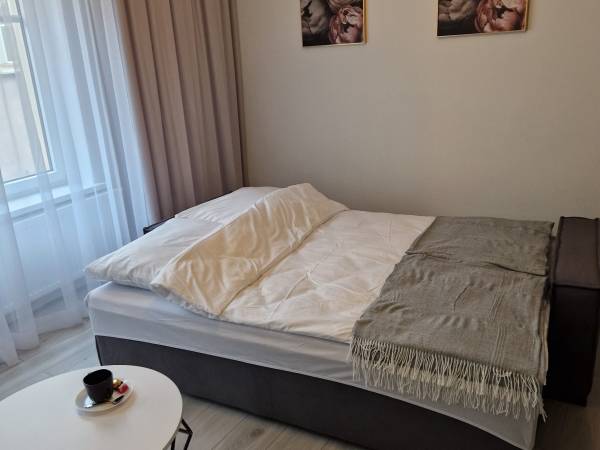 Salon z miejscem do spania