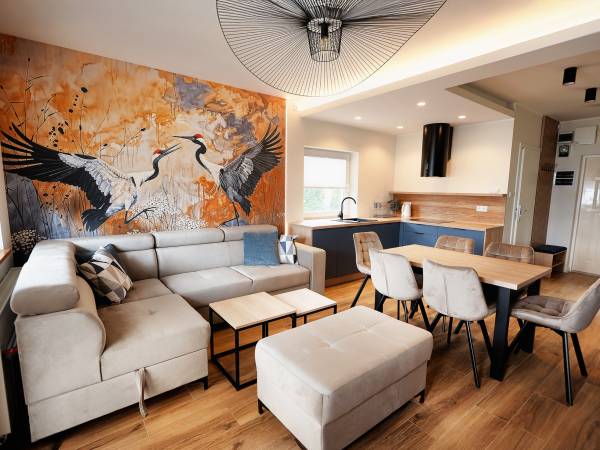 Domek wolnostający cześć granatowa