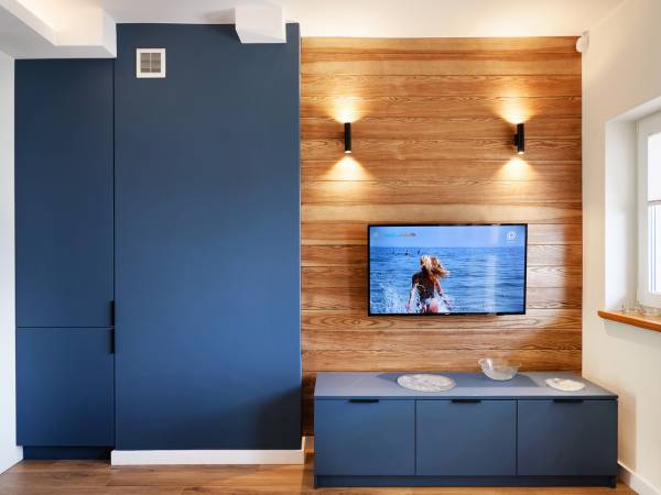 Domek wolnostojący część granatowa