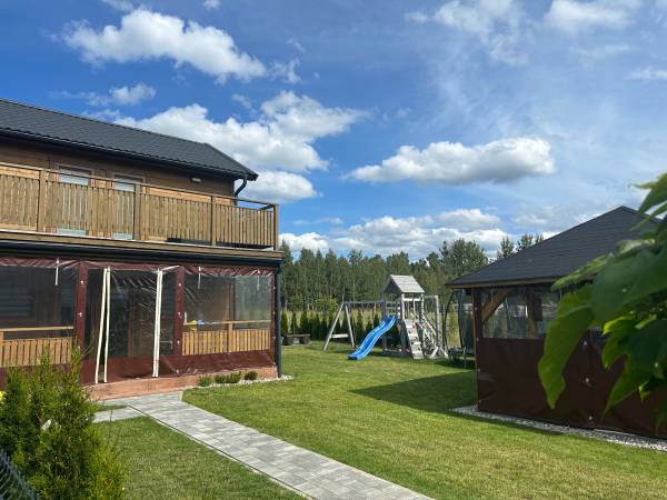Domki WESTERN HOUSE Giżycko Fuleda Sauna Jacuzzi Kominek