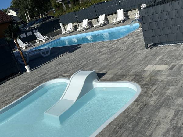 Brodzik z podgrzewaną wodą