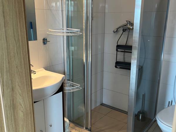 Sypialnia w apartamencie dwupoziomowym