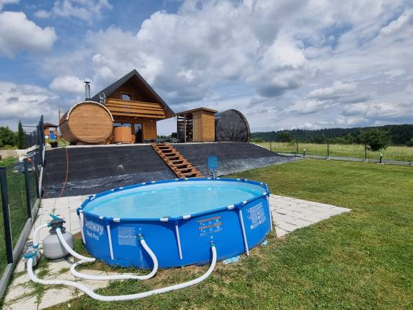 Domek Letniskowy Uście Gorlickie, Spa, Balia ogrodowa