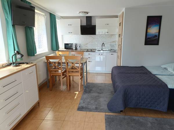 Pokój z aneksem kuchennym