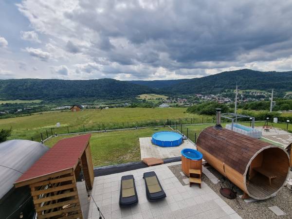 Domek Letniskowy Uście Gorlickie, Spa, Balia ogrodowa