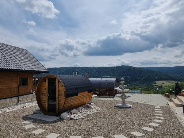 Domek Letniskowy Uście Gorlickie, Spa, Balia ogrodowa