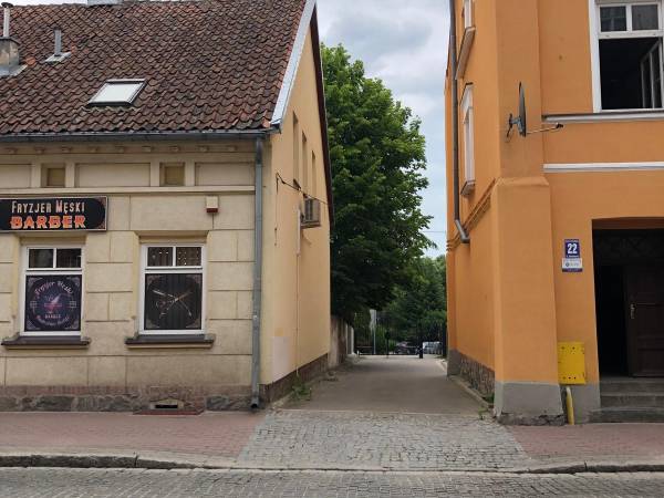 wjazd z ul. Królewieckiej