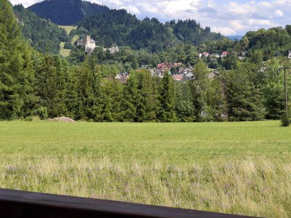 Widok z balkonu pokoju dwuosobowego nr3