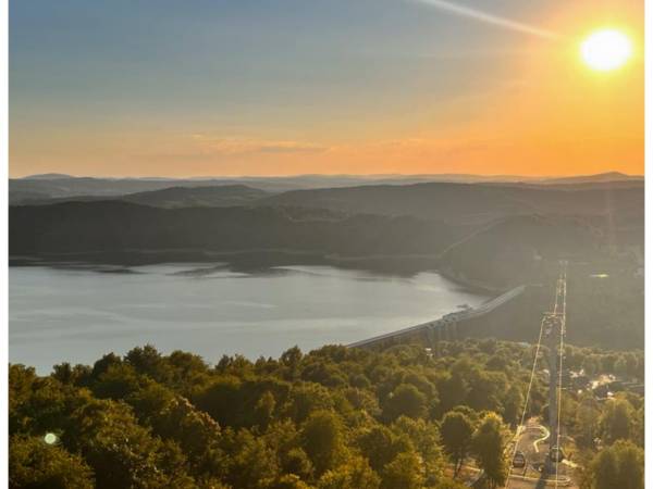 Widok z wieży widokowej