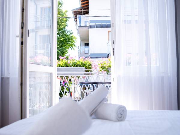 Pokój czteroosobowy z balkonem