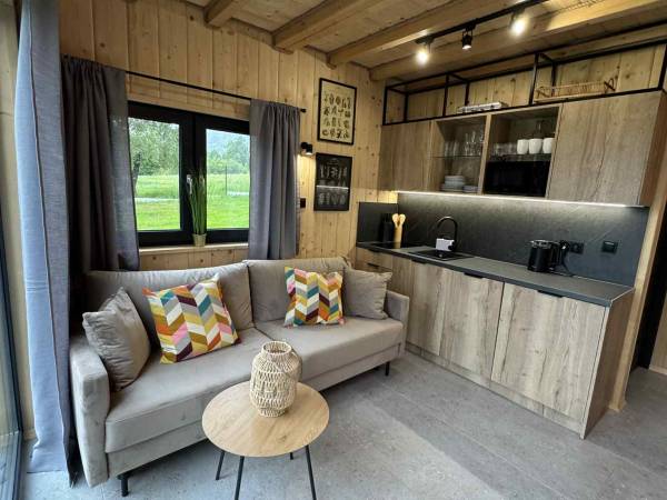 Salon z aneksem kuchennym 