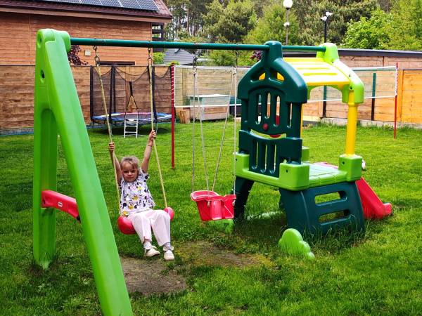 Loft House Rozewie Całoroczne domki z balią ogrodową 