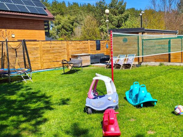 Loft House Rozewie Całoroczne domki z balią ogrodową 