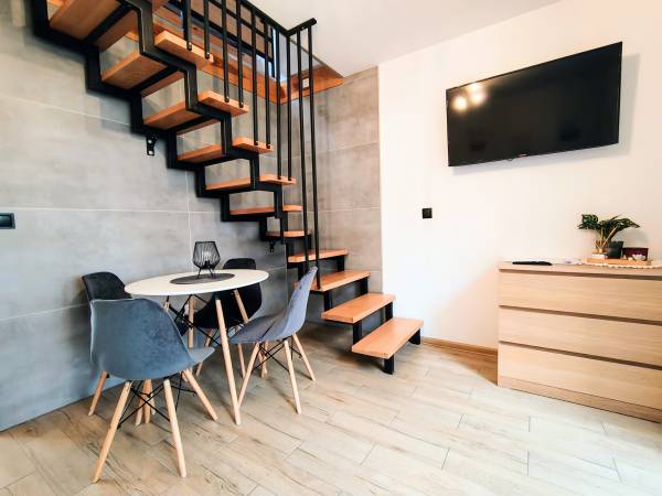 Loft House Rozewie Całoroczne domki z balią ogrodową 