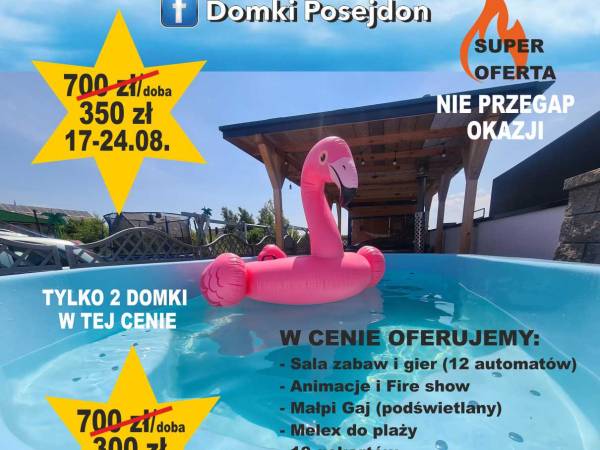 Domki nad morzem Posejdon - polecamy!