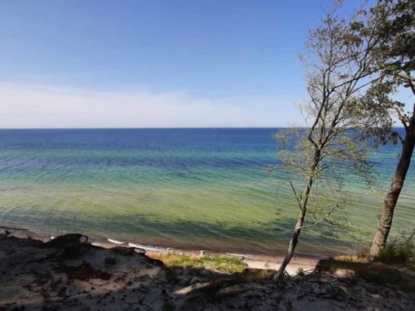 Widok z klifu w Poddąbiu 