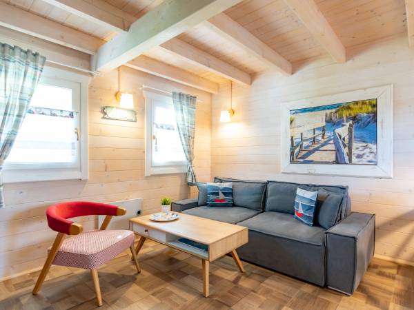 Domek Komfort - rozkładana duża sofa