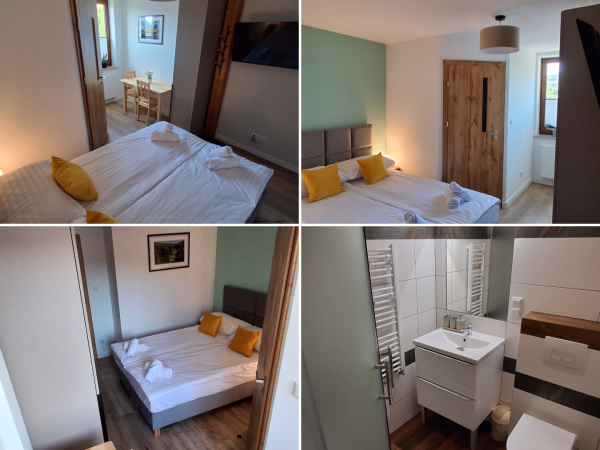 Pokój 1-2 osobowy z łazienką i widokiem na góry 