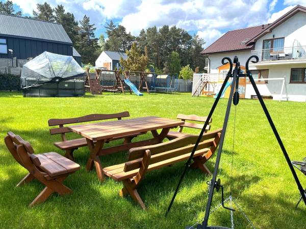 Leśny Zakątek z sauną, basenem i jacuzzi 