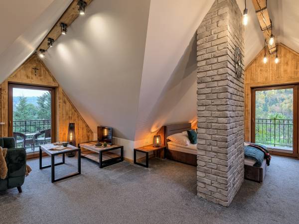 Apartament z widokiem na góry