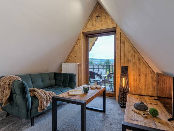 Apartament z widokiem na góry