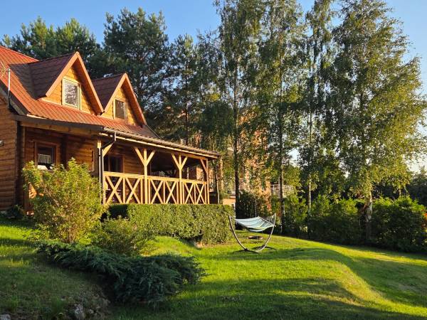 Domki całoroczne nad jeziorem z własną linią brzegową Rybical, Ryn