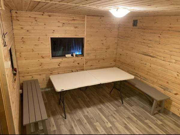 Domek z stawem w lesie SAUNA (BALIA)