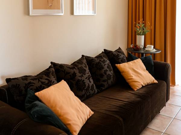 Salon z rozkładaną kanapą