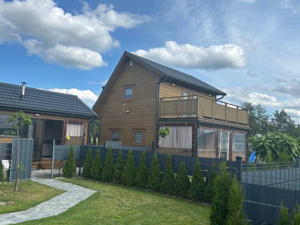Domki WESTERN HOUSE Giżycko Fuleda Sauna Jacuzzi Kominek