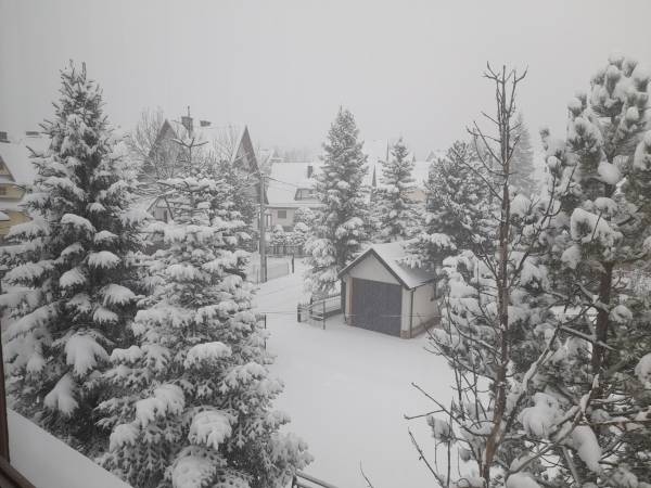 Widok z apartamentu.